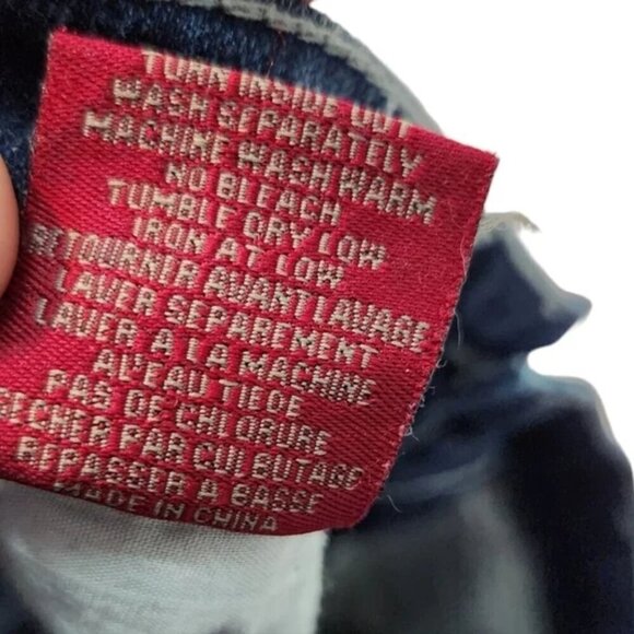 Carreli Women's Straight Leg Jeans Mid Rise, Double Stitch, Classic Fit, Size 31 - Picture 15 of 16